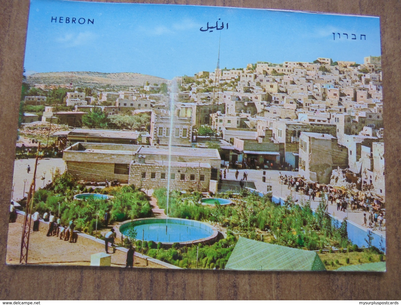 51824 POSTCARD: PALESTINE: Hebron, General View. - Palestine