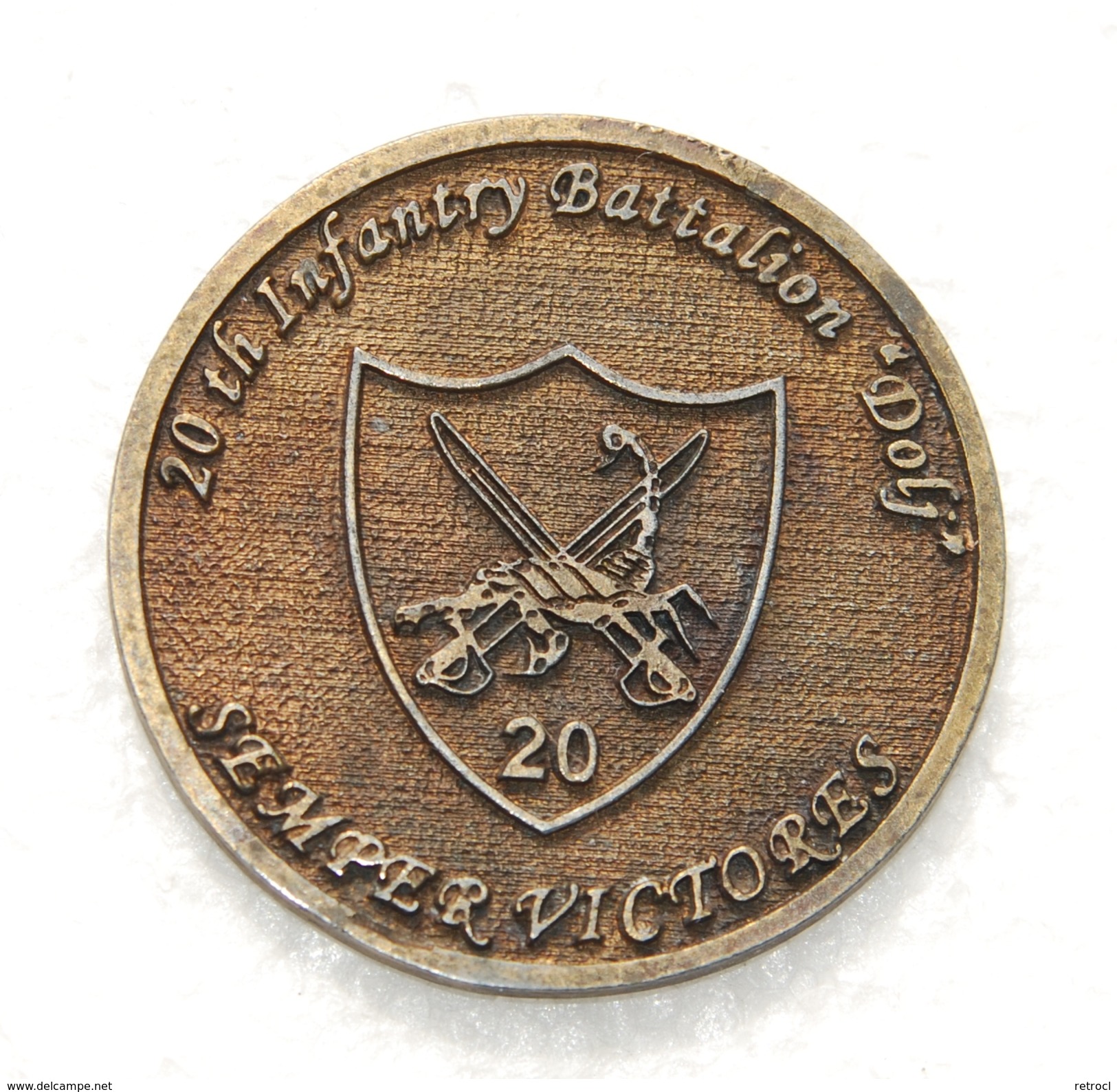 Romanian Military Coin - ISAF - 2011 - 20th Infantry Battalion DOLJ - Professionnels / De Société