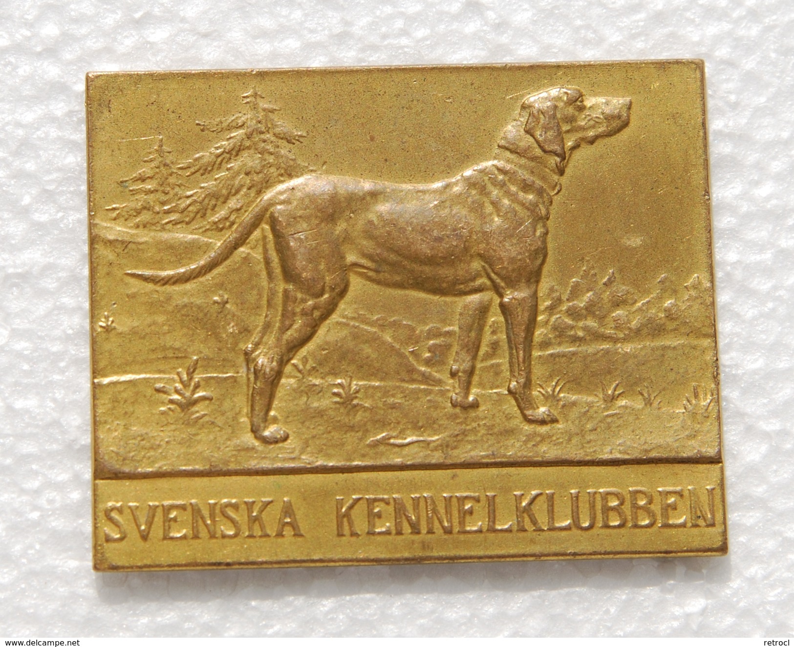 Svenska Kennelklubben Manufactured By  Sporrong, Dog - Bronzes