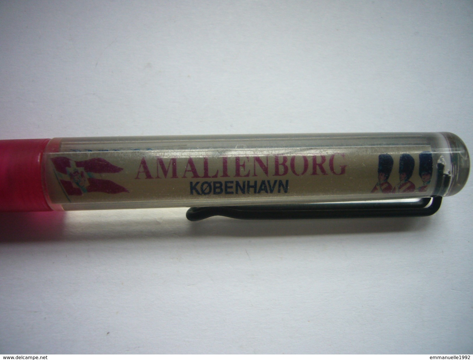 Stylo Mobile Souvenir Tourisme Voyages - Floaty Pen - Amalienborg Kobenhavn Copenhagen Danemark Château Relève Garde - Penne