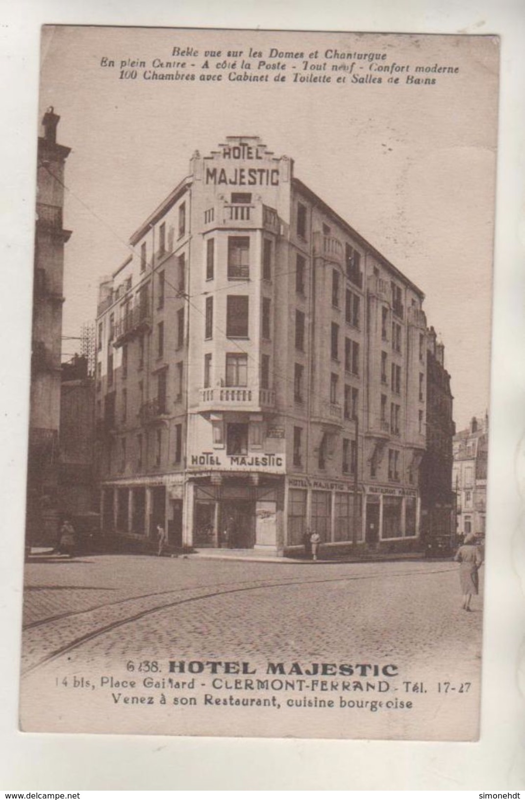 CLERMONT FERRAND - Hotel Majectic - Place Gaillard - Clermont Ferrand