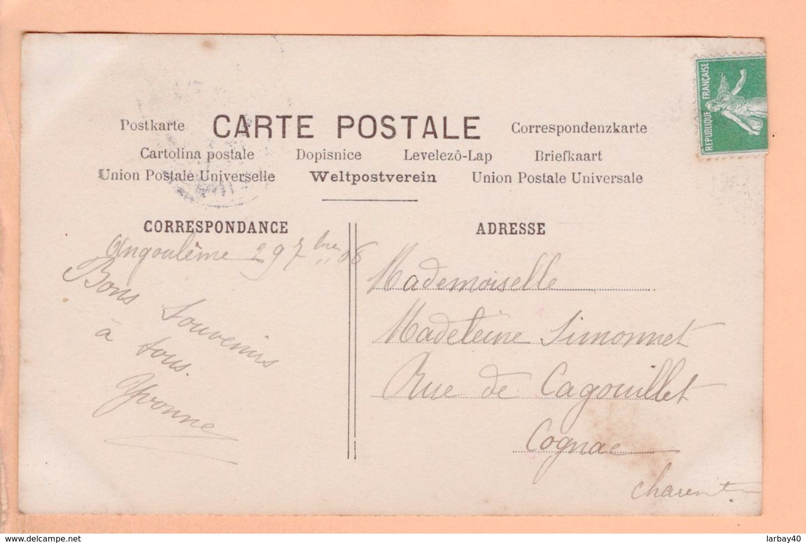 Cpa Cartes Postales Ancienne - Femme - Artiste - De Beer - Artistes