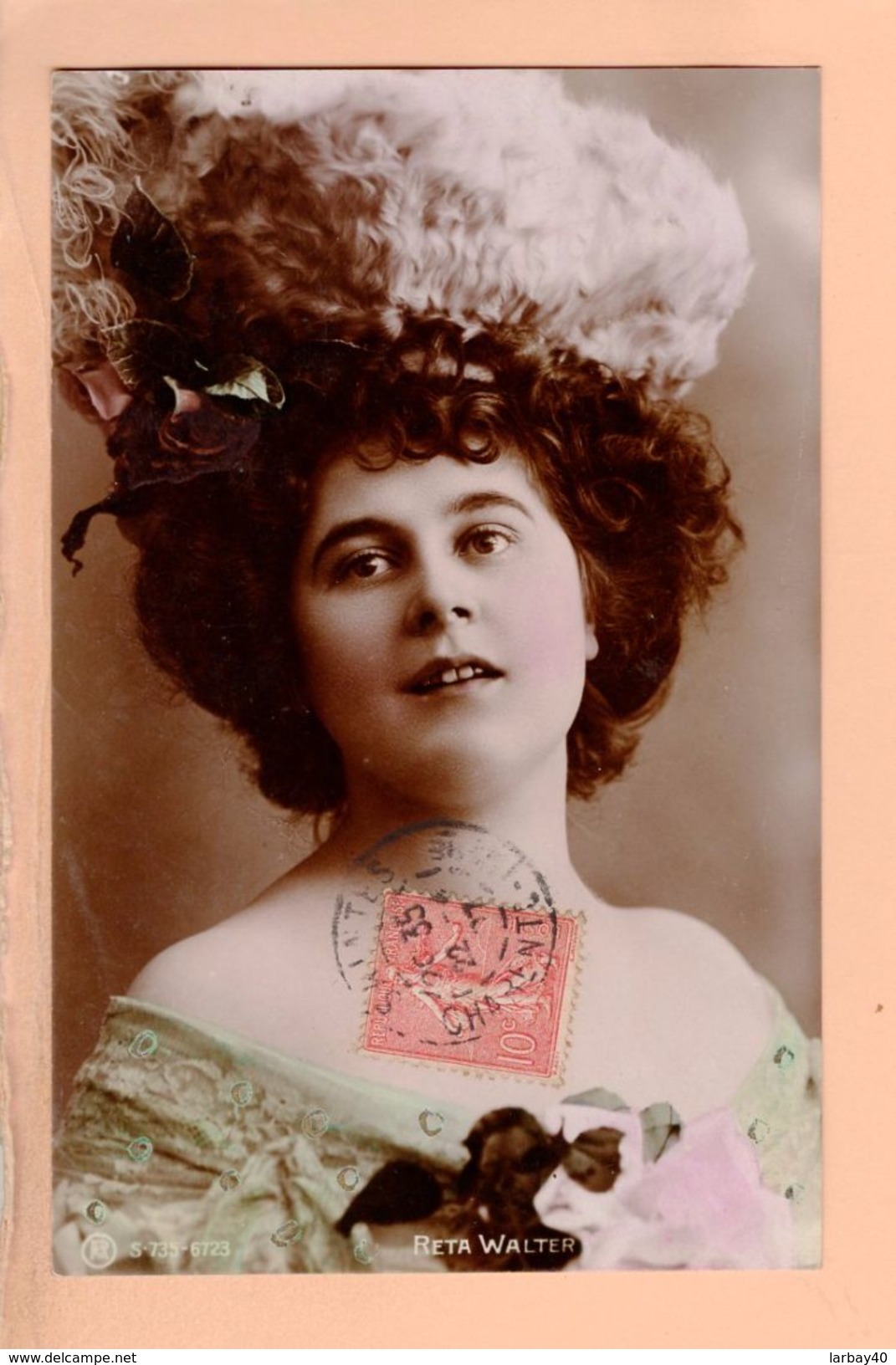 Cpa Cartes Postales Ancienne - Femme - Artiste - Reta Walter - Artistes