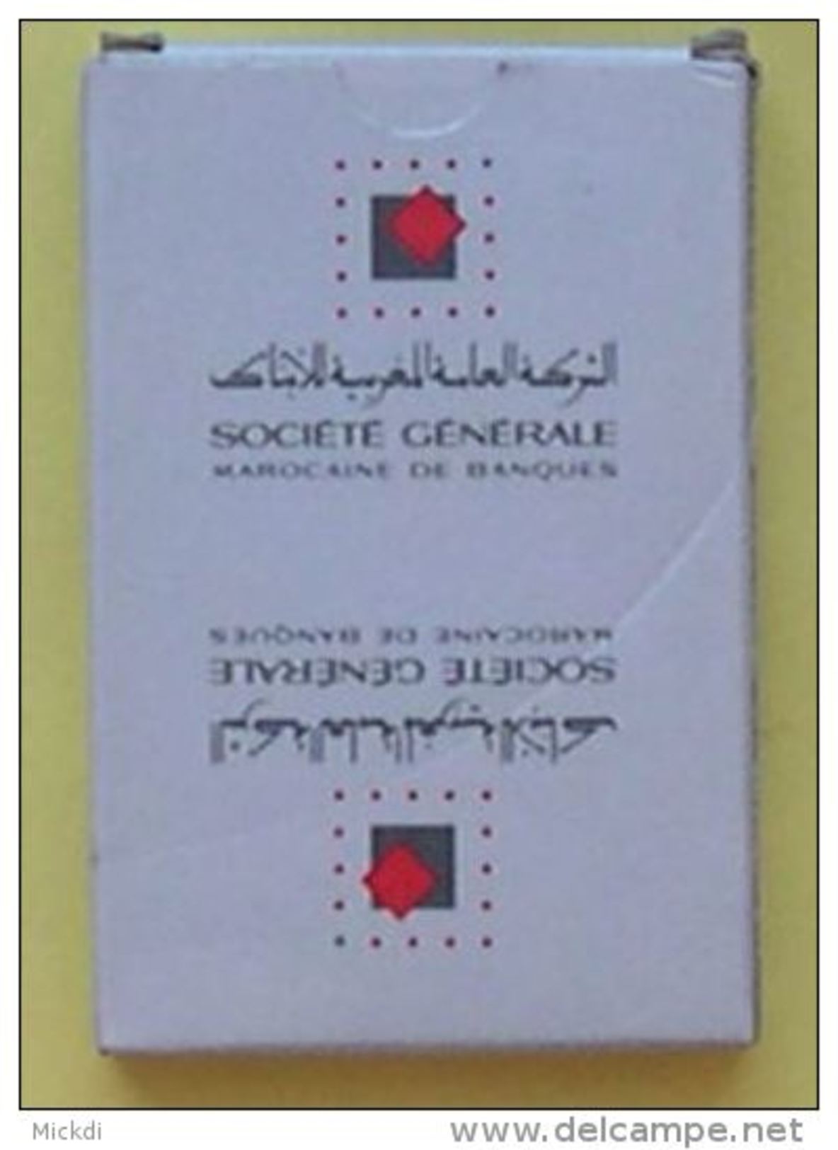 SOCIETE GENERALE DE BANQUES - MAROC - JEU DE 40 CARTES : COUPES EPEES BATONS DENIERS - 3 SCANS - Autres & Non Classés