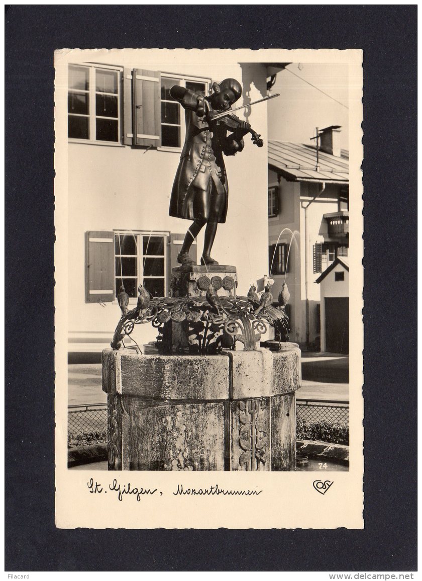 72388    Austria,    St.  Gilgen,  Mozartbrunnen,  VG - St. Gilgen