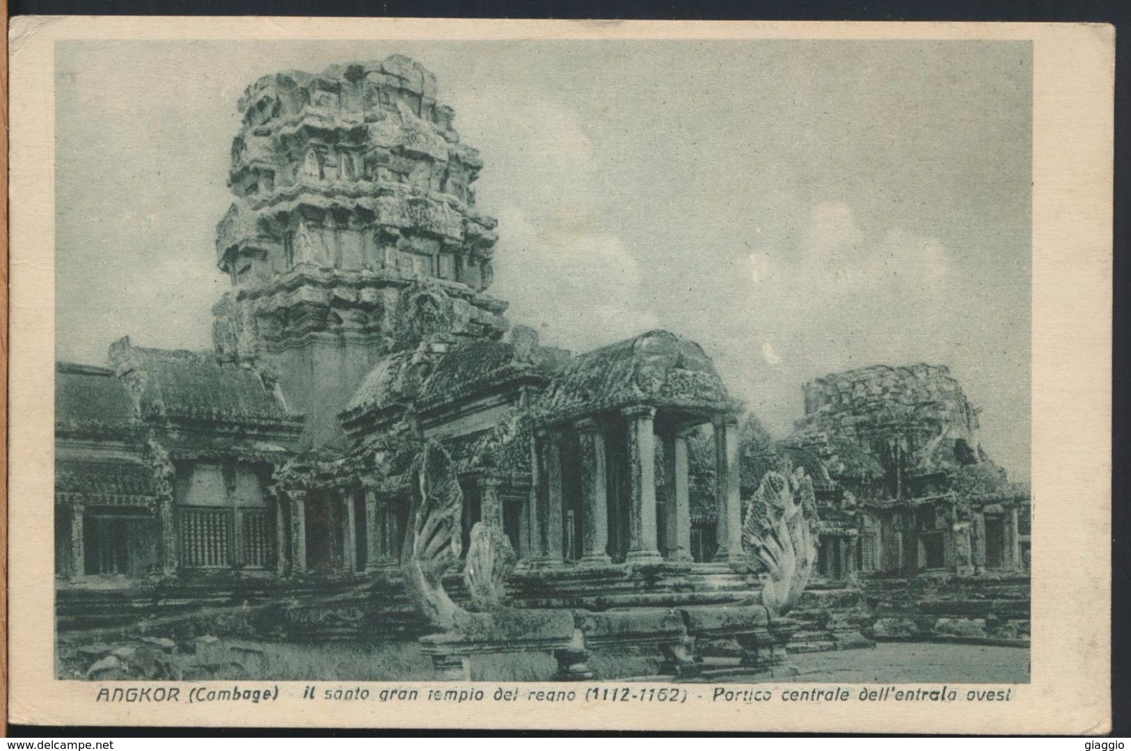 °°° 6731 - CAMBOGIA CAMBODIA - ANGKOR - 1931 °°° - Cambodja