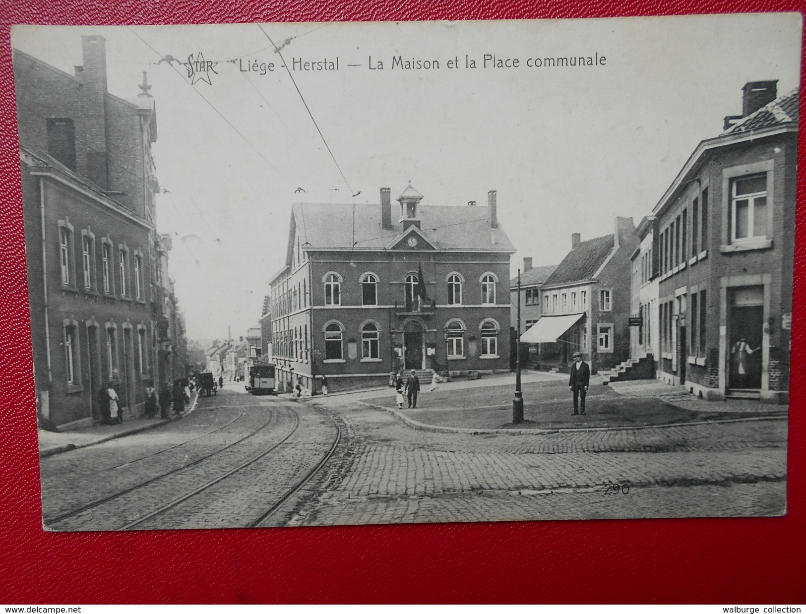 Herstal :Maison Et Place Communale-ANIMATION-TRAM(H2925) - Herstal