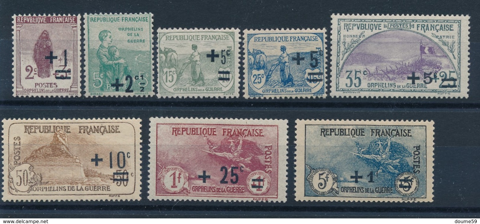 BL-76: FRANCE:   Lot Avec N°162/169* TB (charnières Trés Propres) - Unused Stamps