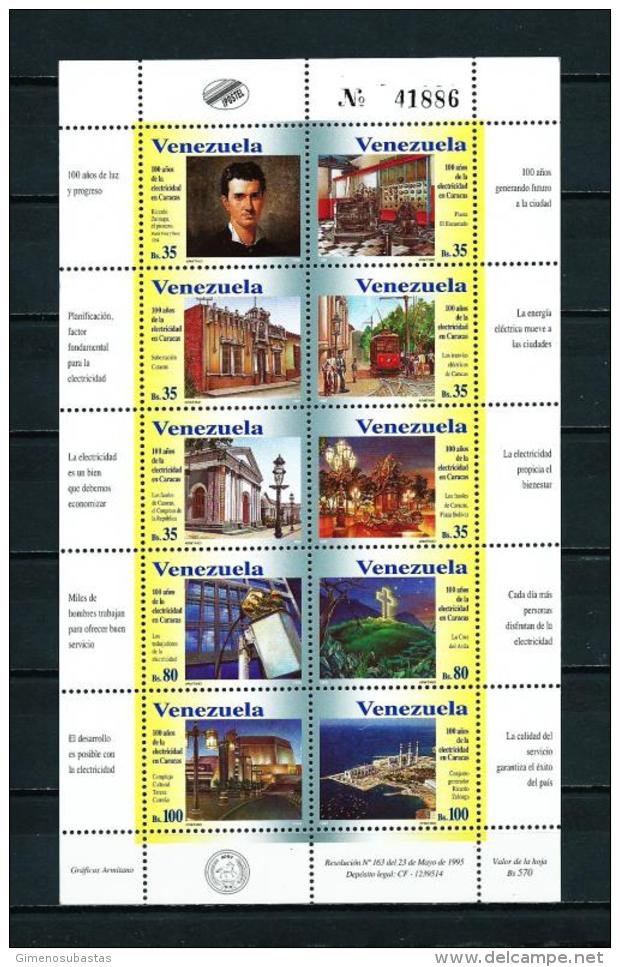 Venezuela  N&ordm; Yvert  1785/94 (hoja)  En Nuevo - Venezuela