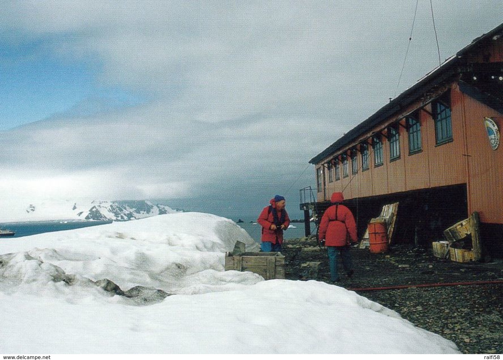 1 AK Antarctica Antarktis * Die Argentinische Station Camara Auf Der Insel Half Moon - Zu Den South Shetland Islands * - Sonstige & Ohne Zuordnung