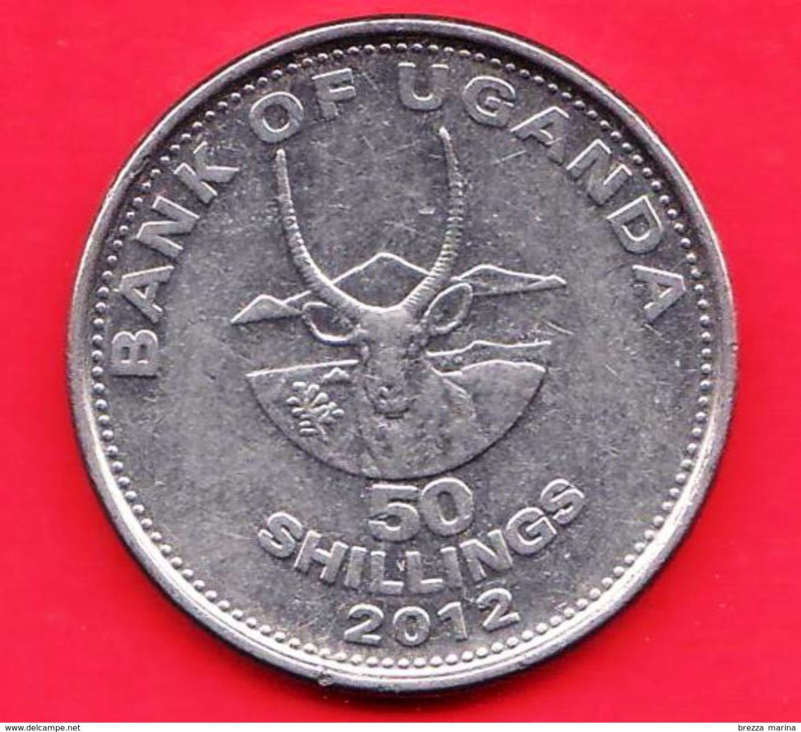 UGANDA - 2012 - Moneta Circolata - Animali - 50 Shillings - Uganda