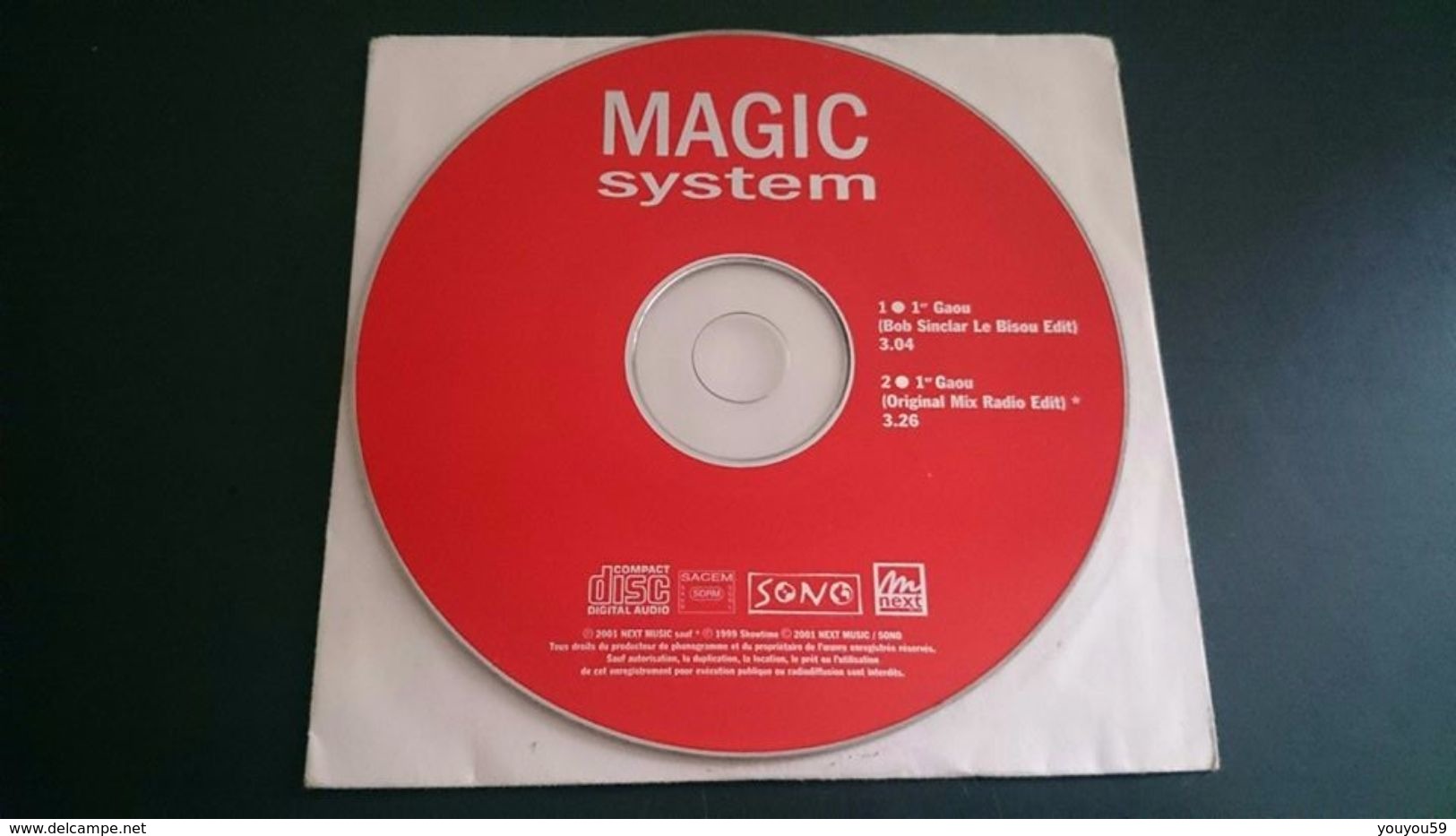 CD - Chanson - Musique - Single MAGIC SYSTEM - 1 Er Gaou - 2 Titres - Rap En Hip Hop