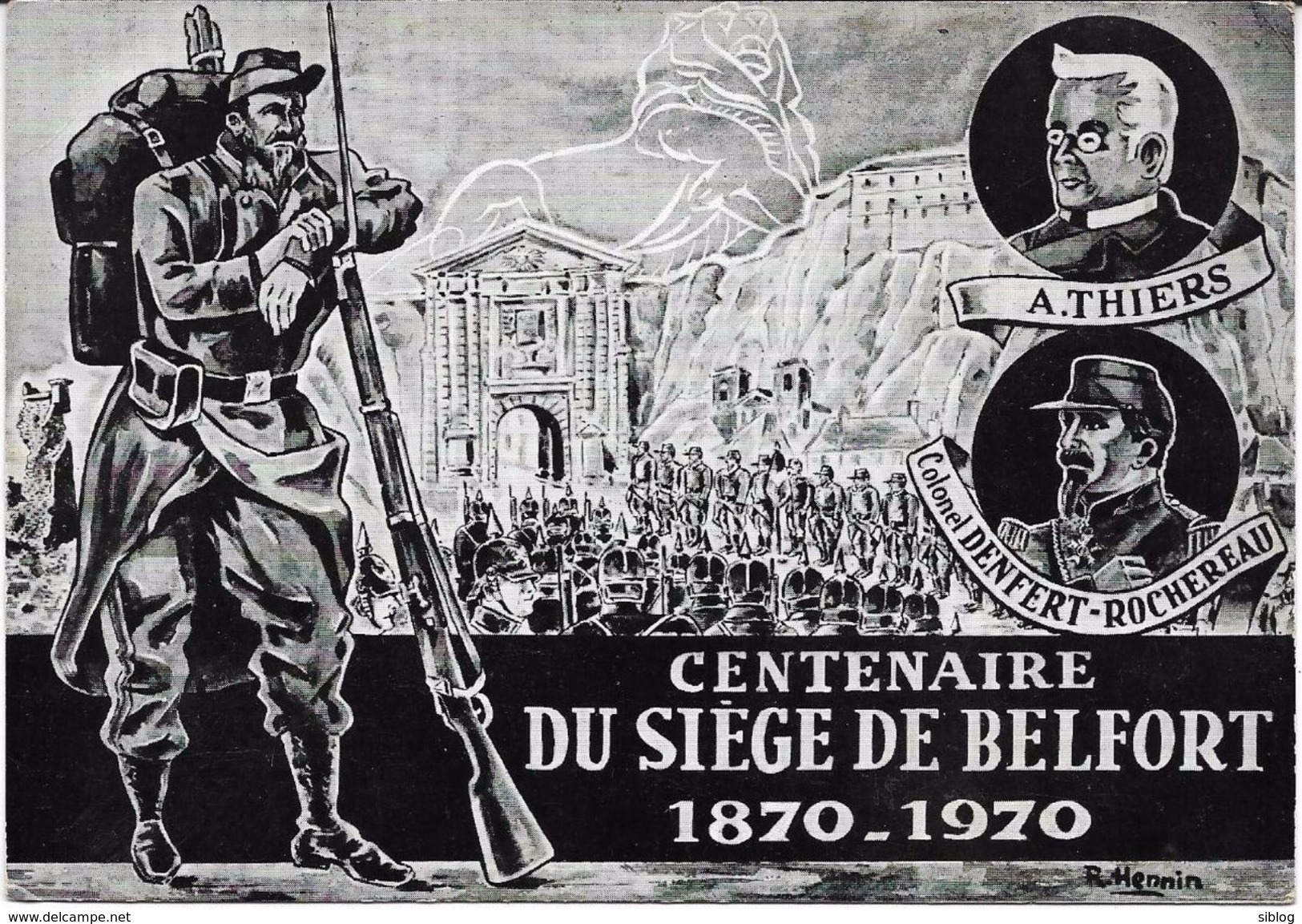 CPM/CPSM - Centenaire Du Siège De BELFORT - 1870 - 1970 - Belfort – Siège De Belfort