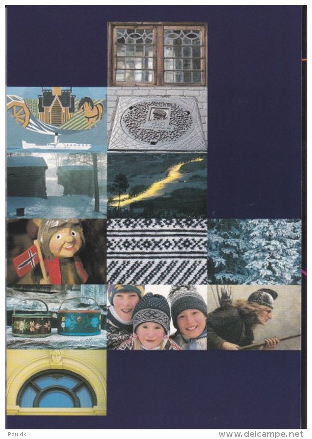 Norway - Folder W/mint Lillehammer 1994 Olympic Winter Games Stamps (LAR5-47) - Inverno1994: Lillehammer