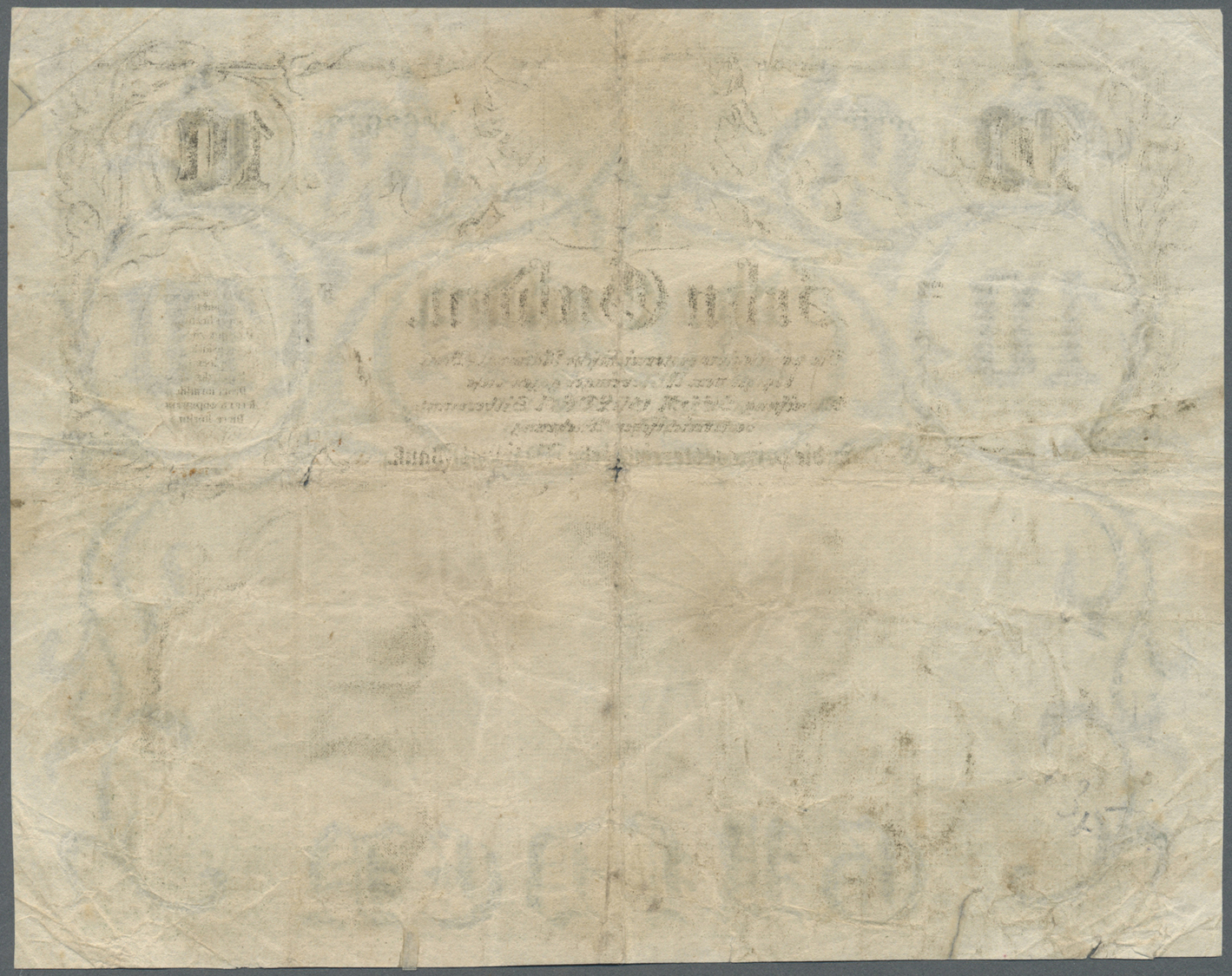 00138 Austria / Österreich: Privilegirte Oesterreichische National-Bank 10 Gulden 1863, P.A89, Highly Rare Note In Very - Austria