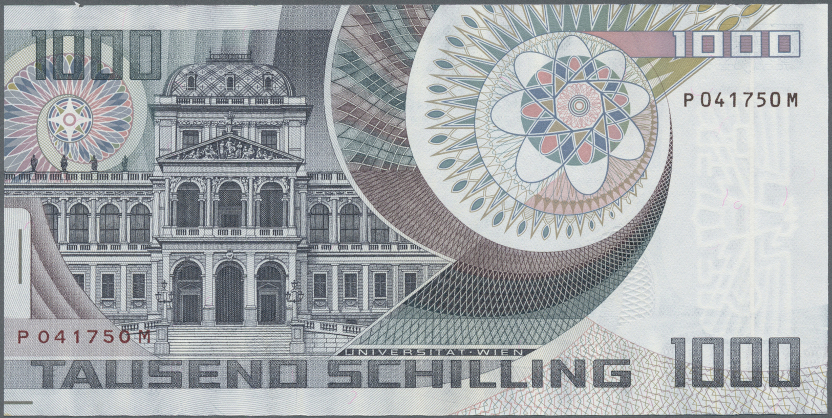 00197 Austria / Österreich: 1000 Schilling 1983, P.152 With Portrait Of Erwin Schrödinger In Nearly Perfect Condition, J - Austria