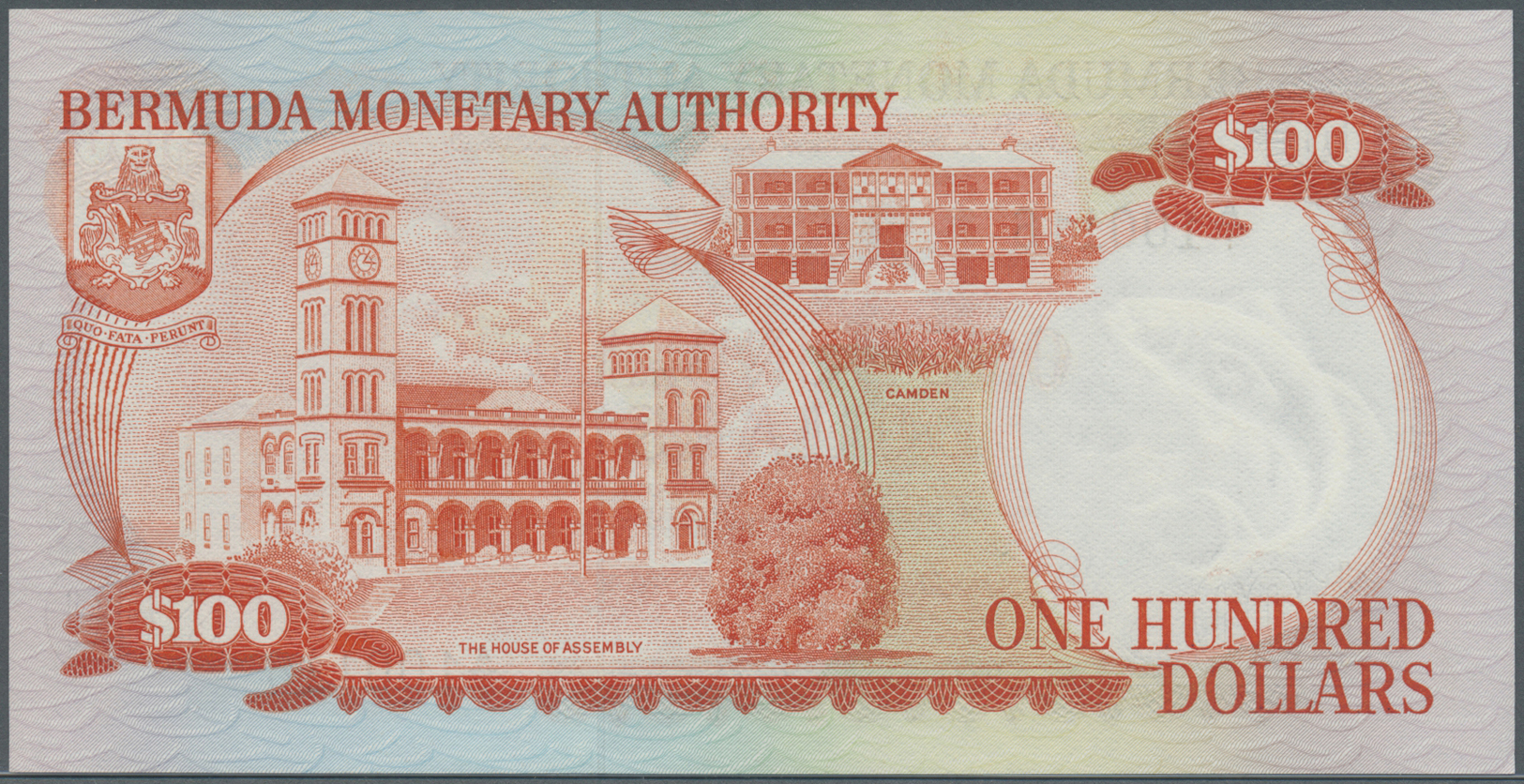 00305 Bermuda: 100 Dollars November 14th 1984, P.33b In Perfect UNC Condition - Bermudas