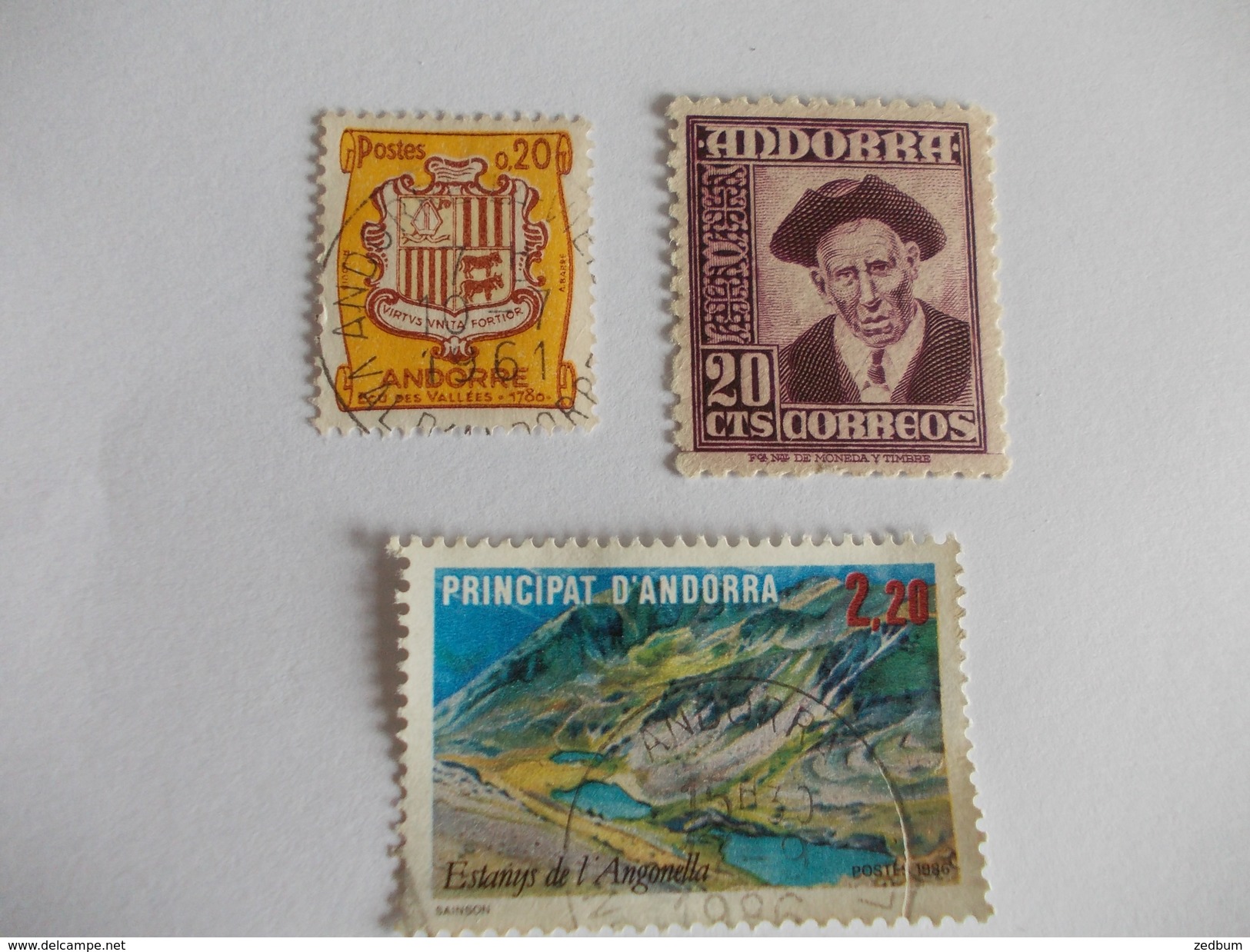 TIMBRE Andorre Andorra Valeur 19.10 &euro; - Other & Unclassified