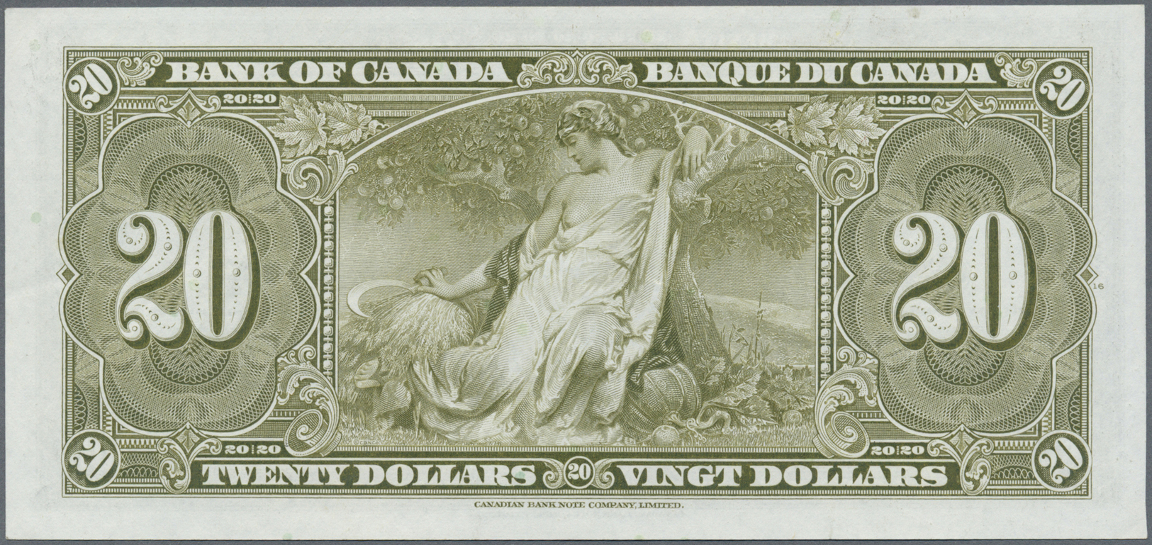 00471 Canada: 20 Dollars 1937 P. 62c In Condition: XF+ To AUNC. - Canada