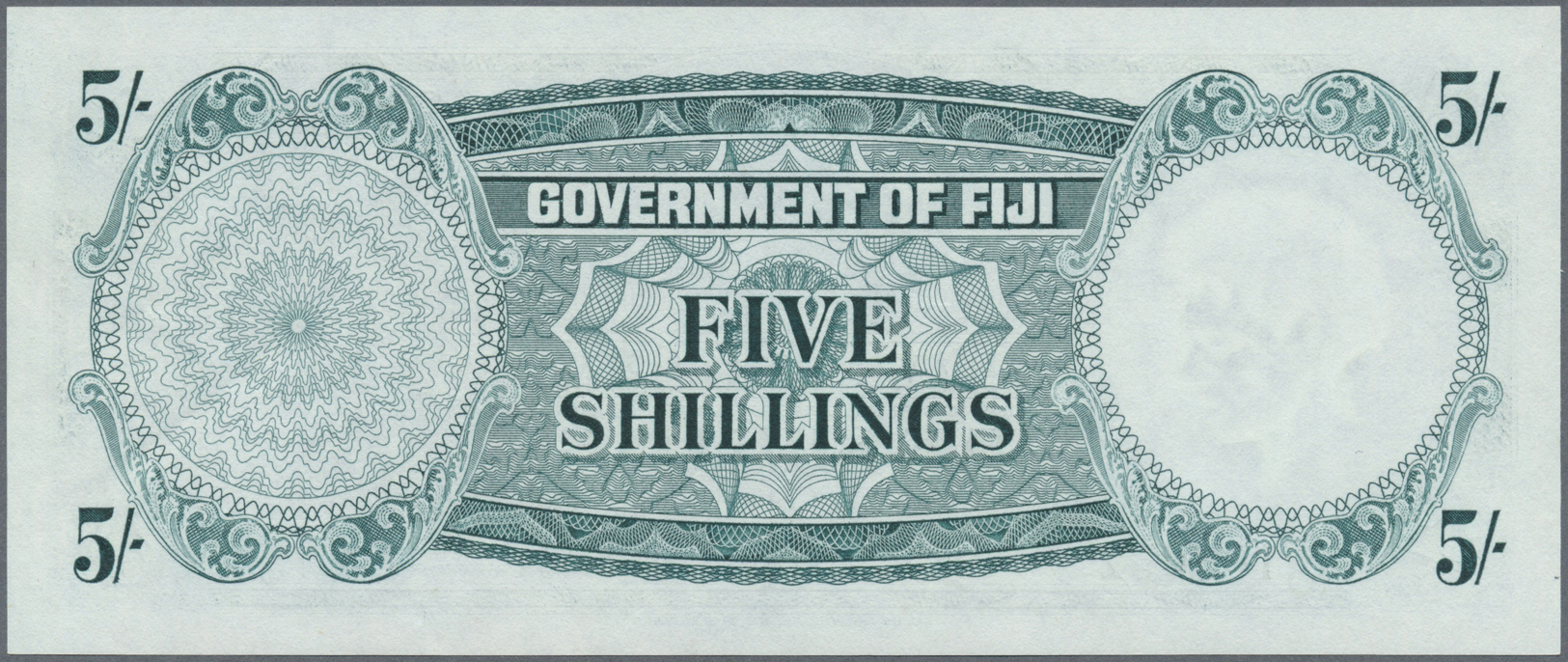 00769 Fiji: 5 Shillings 1964 P. 51d In Condition: AUNC. - Fiji