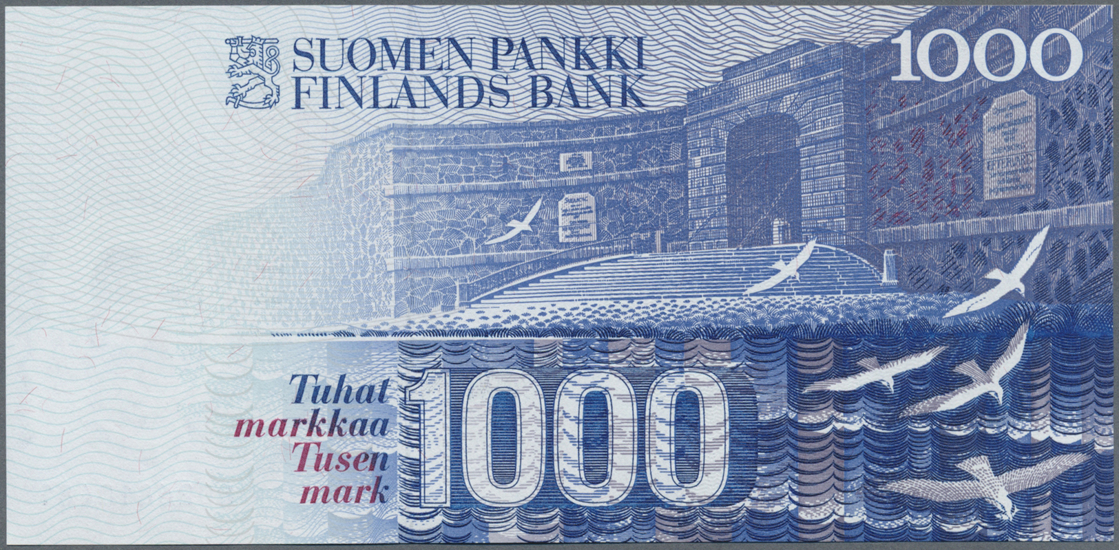 00798 Finland / Finnland: 1000 Markkaa 1986 Litt. A P. 121 In Condition: UNC. - Finland