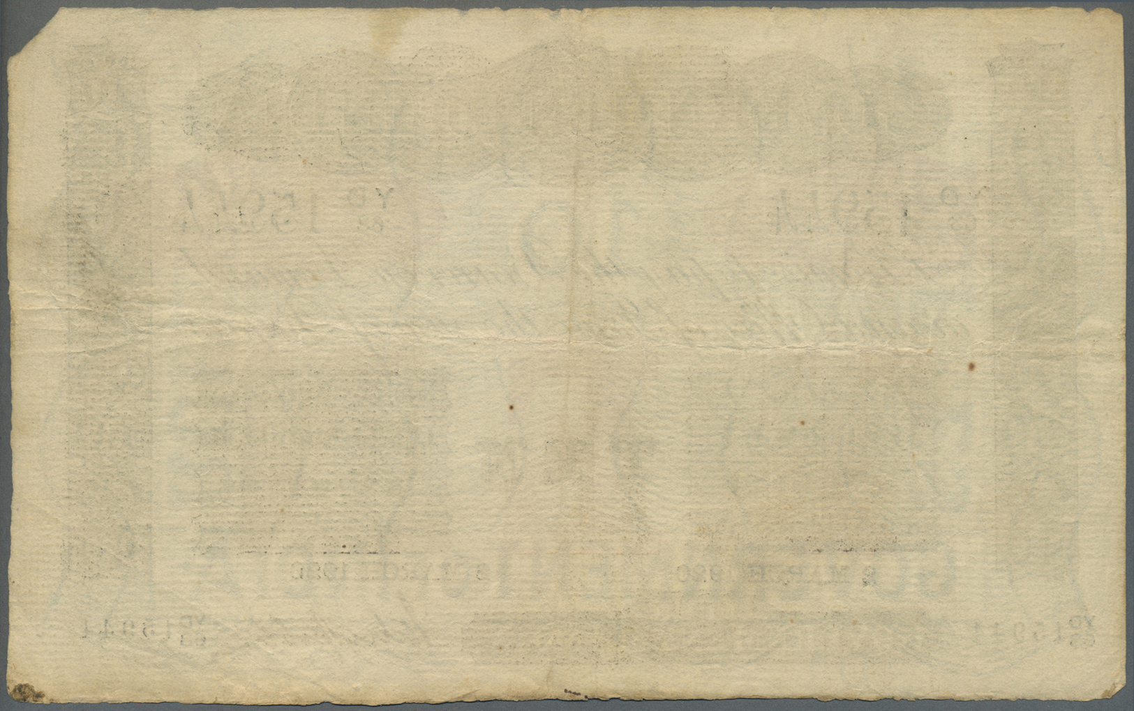 01042 India / Indien: Government Of India 10 Rupees 1920 P. A10, Vertically And Horizontally Folded, No Holes Or Tears, - India