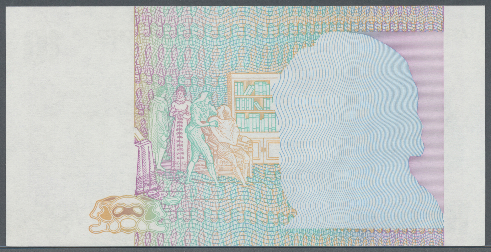 01285 Italy / Italien: Test Note "10 UNITA" By Istituto Poligrafico E Zecca Dello Stato Offset Printed On Normal Paper W - Other & Unclassified