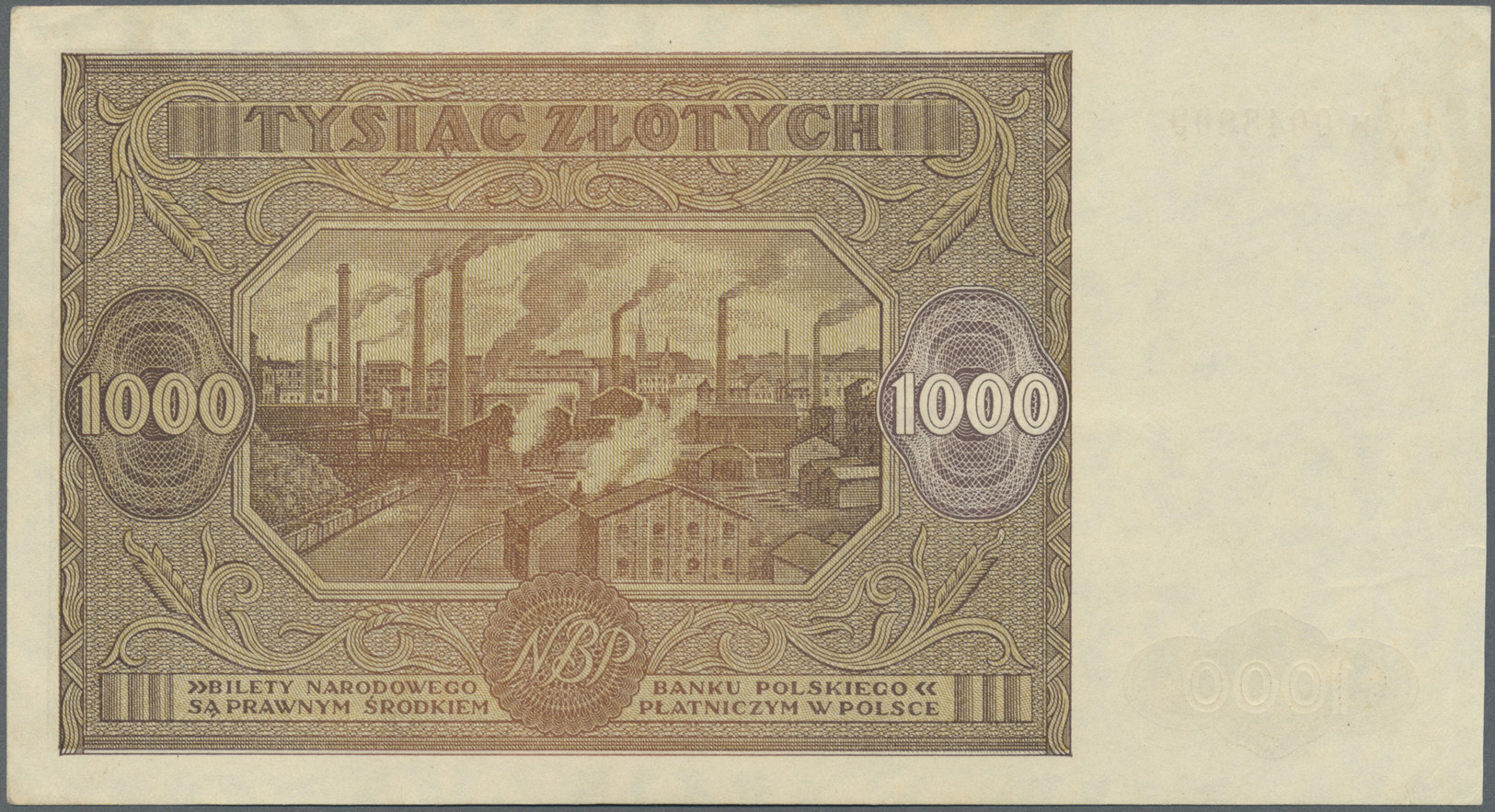 01993 Poland / Polen: 100 Zlotych 1946 P. 122 Unfolded But With Light Handling And Creases In Paper, Condition: XF+. - Poland