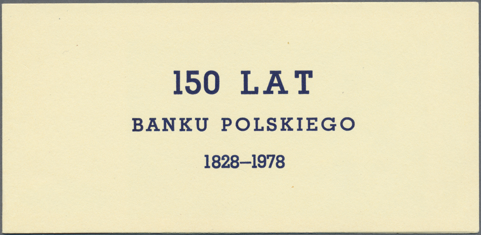 01999 Poland / Polen: Booklet Of The National Bank Of Poland Containing Two Notes 20 And 100 Zlotych 1948 With Commemora - Poland