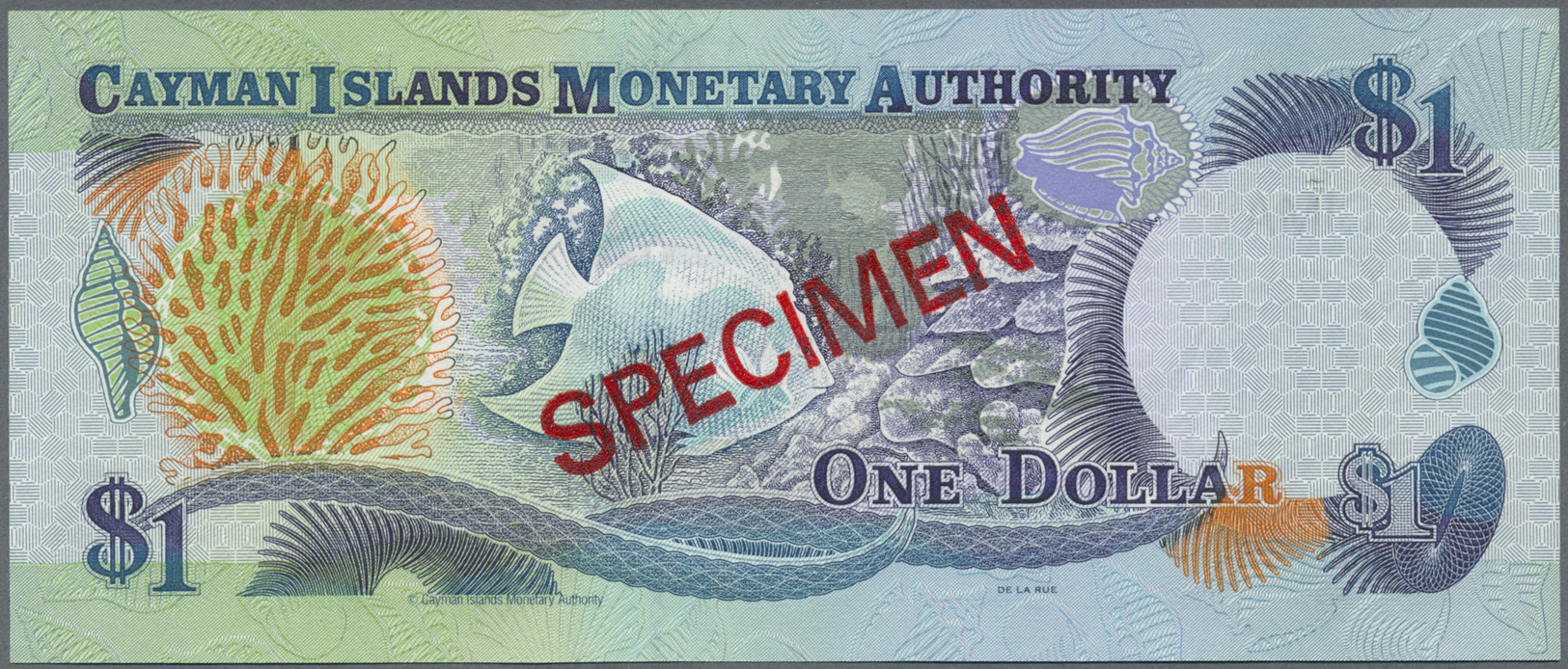 00518 Cayman Islands: 1 Dollar 2003 Commorative Issue SPECIMEN P. 30s, Rare As Specimen, Condition: UNC. - Cayman Islands