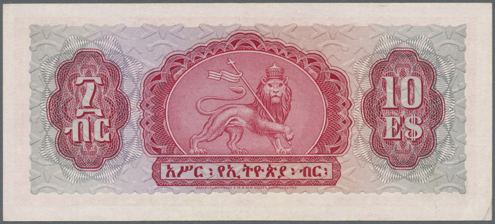 00734 Ethiopia / Äthiopien: 10 Dollars ND(1961) P. 20 In Condition: XF. - Ethiopia