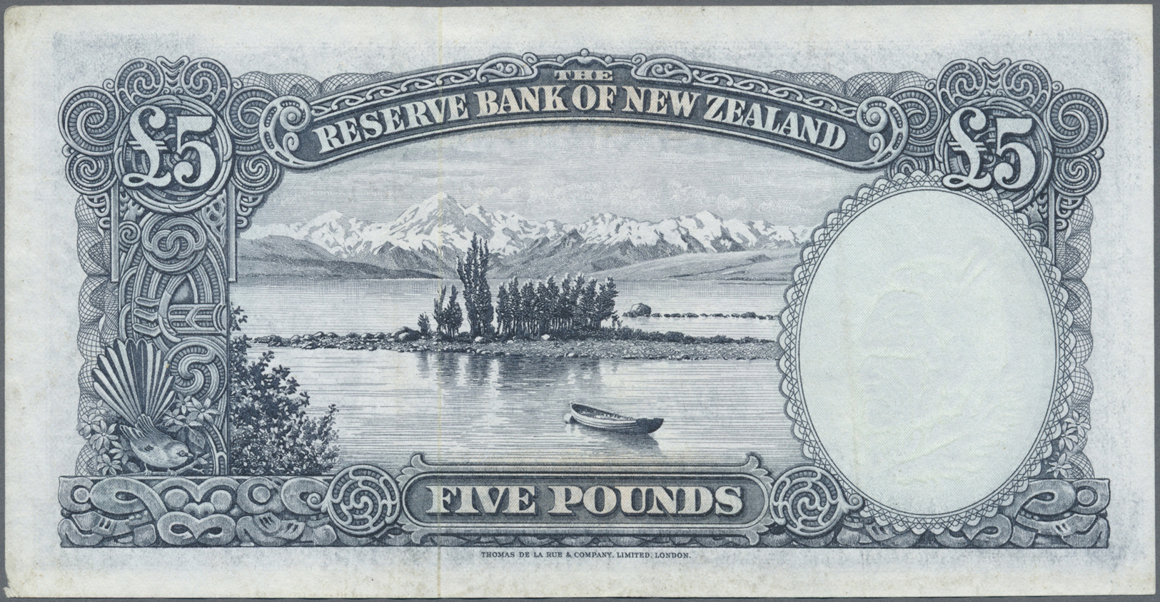 00764 Falkland Islands / Falkland Inseln: 5 Pounds ND P. 160c, Washed And Pressed, Still Strongness In Paper And Without - Falkland Islands