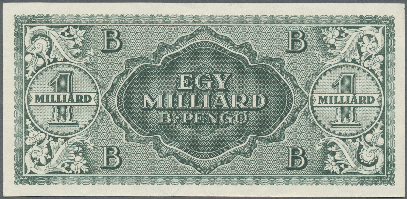 01016 Hungary / Ungarn: 1.000.000.000 B-Pengö 1946, P.137 In Excellent Condition With Tiny Dint At Upper Left, Condition - Hungary
