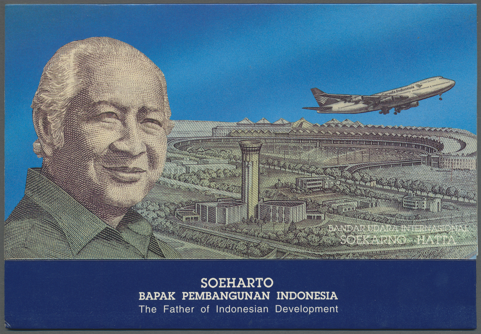 01180 Indonesia / Indonesien: 50.000 Rupiah 1993 Commemorating 25 Years Of Development, 1968-1993, P.134 In Original Fol - Indonesia