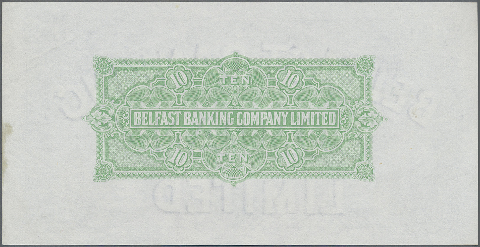 01881 Northern Ireland / Nordirland: 10 Pounds 1963 P. 128c, 2 Dints In Paper, Stain Trace At Right Border, Otherwise Pe - Other & Unclassified