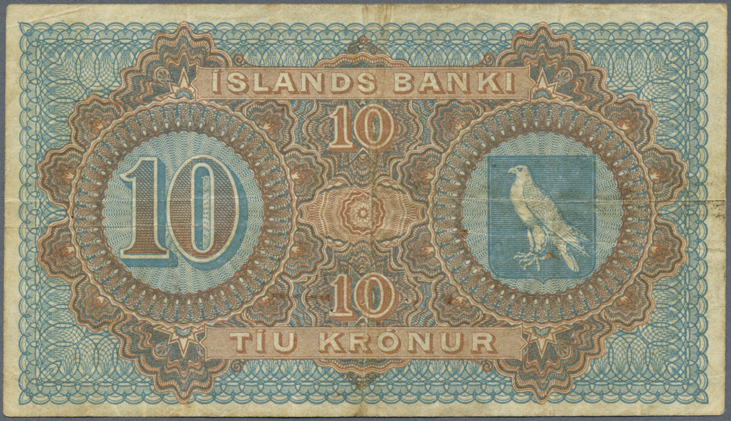 01022 Iceland / Island: Pair With 5 And 10 Kronur 1904, P.10 And 11. 5 Kronur In Well Worn Condition With Stained Paper, - Iceland