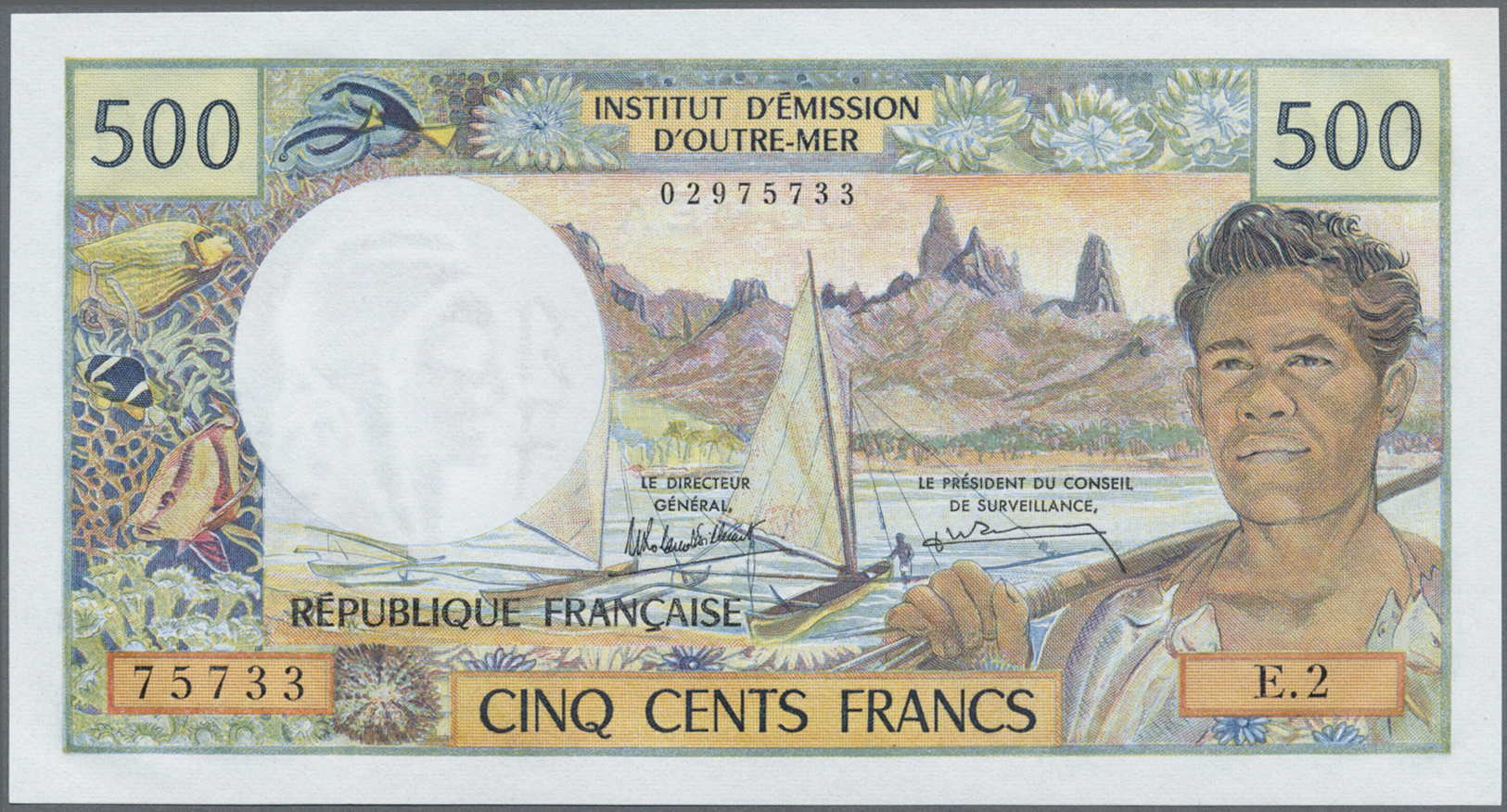 01828 New Caledonia / Neu Kaledonien: Set Of 2 Notes 500 Francs ND P. 60, Both In Condition: UNC. (2 Pcs) - Nouméa (New Caledonia 1873-1985)