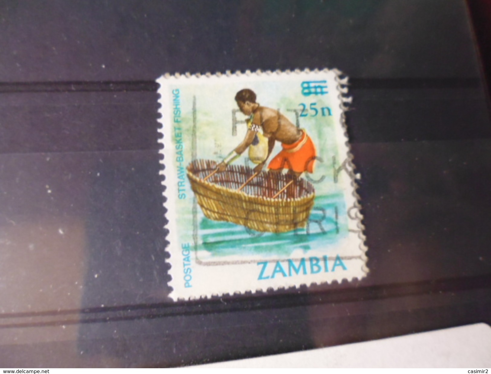 TIMBRE OBLITERE DE ZAMBIE YVERT  N° 355 A - Zambie (1965-...)