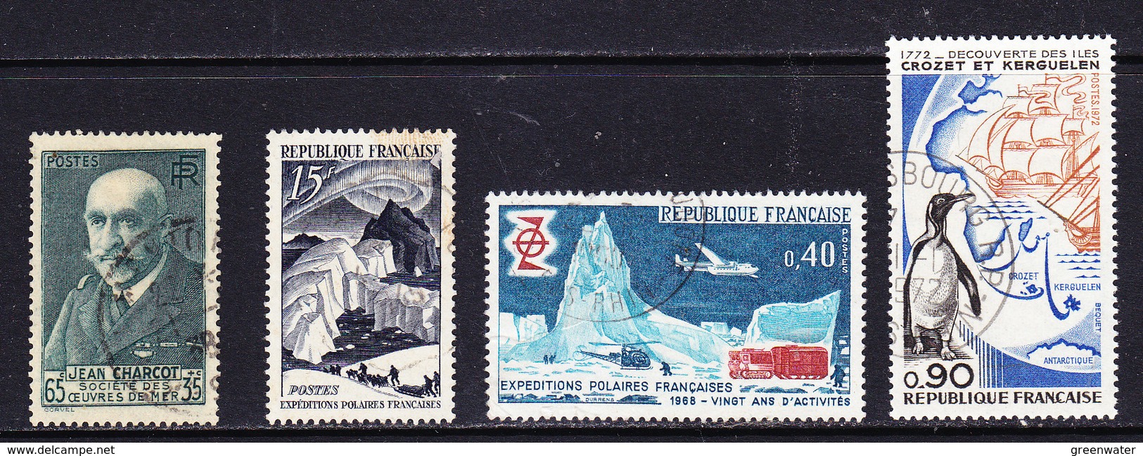 France Antarctica 4v Used (ANT114) - Andere & Zonder Classificatie