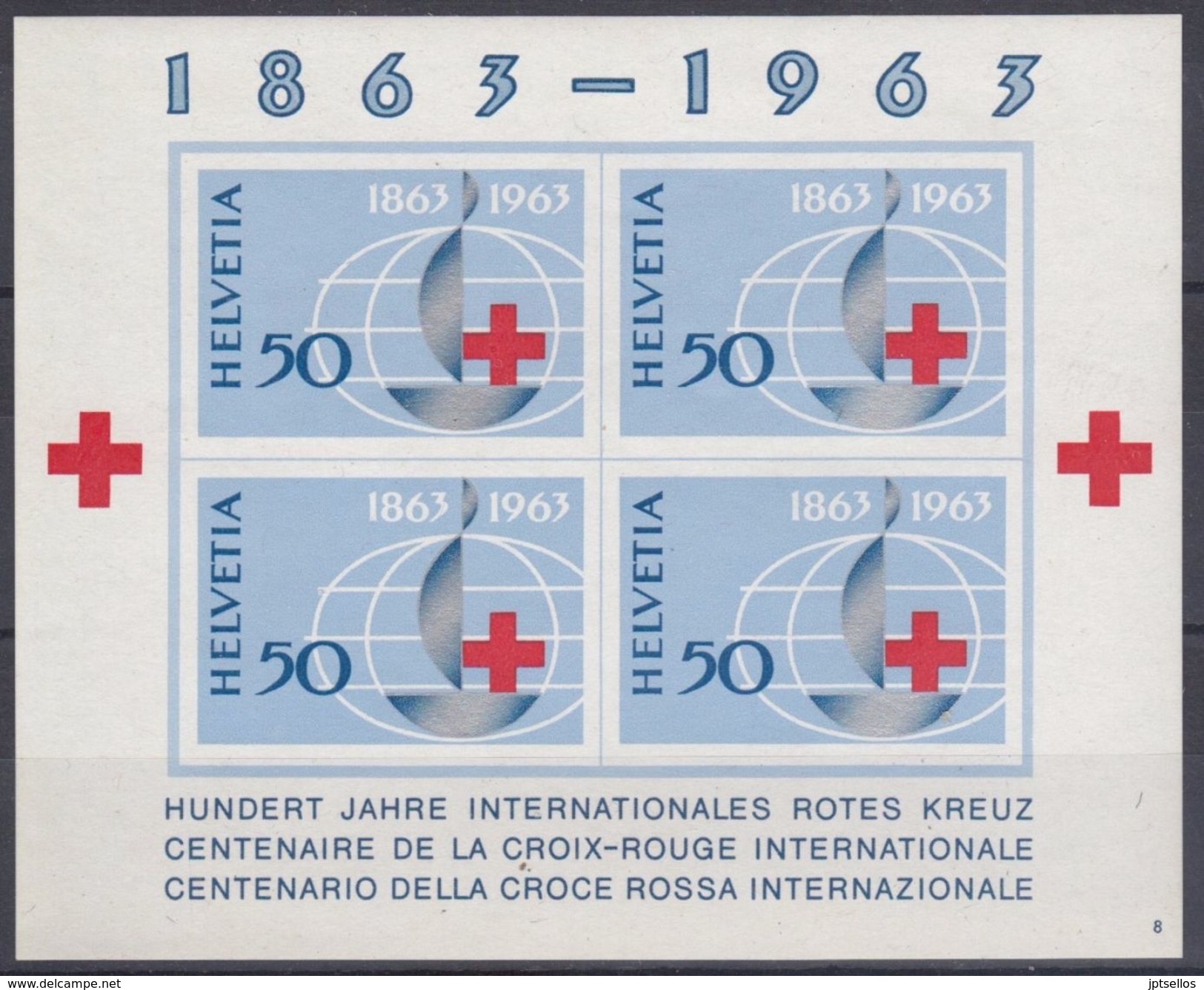 SUIZA 1963 HB-19 NUEVA - Blocks & Sheetlets & Panes