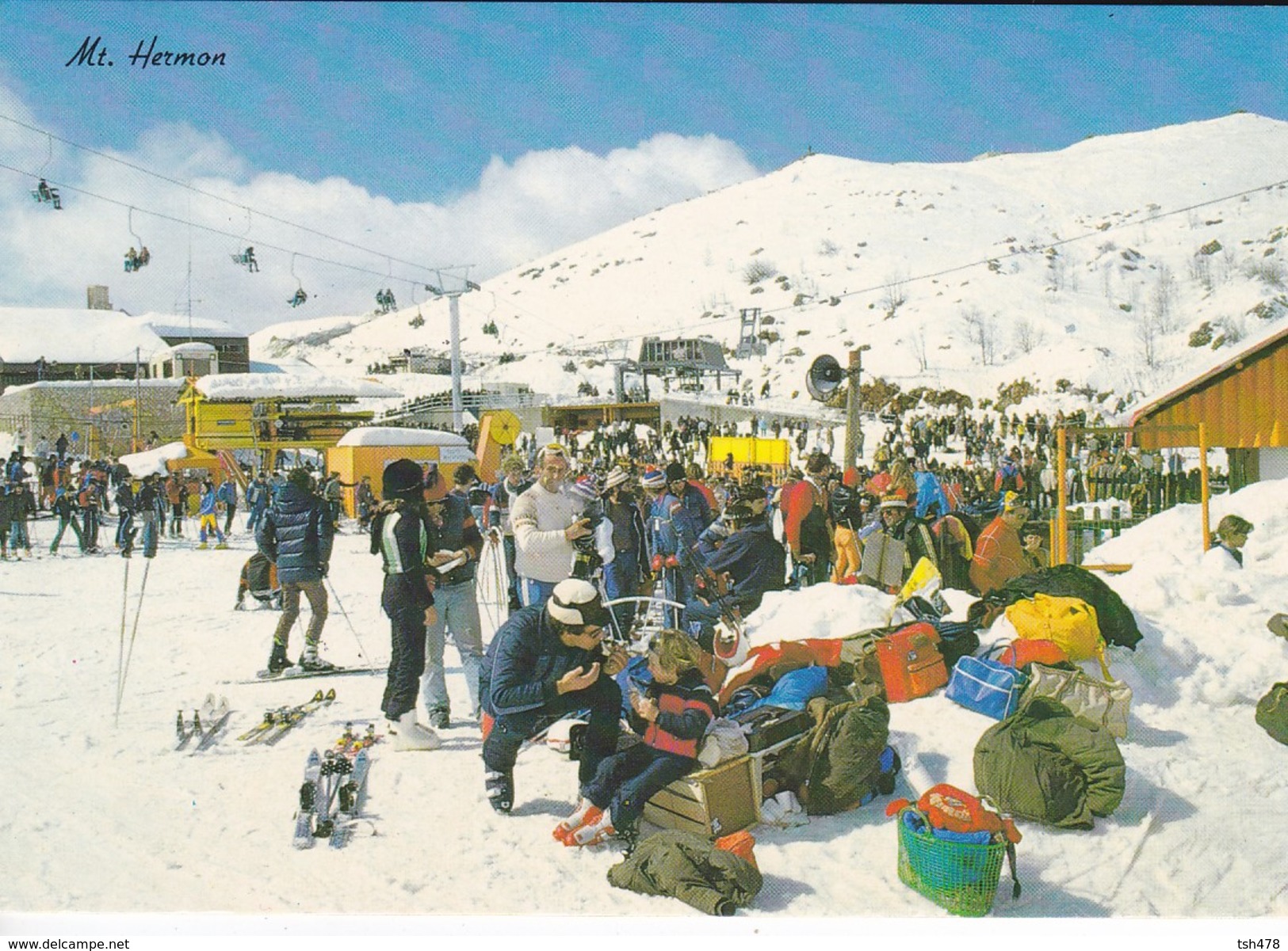 ISRAEL---RARE--MT. HERMON--the Snow Covered Slopes Of Mt.hermon--voir  2 Scans - Israel