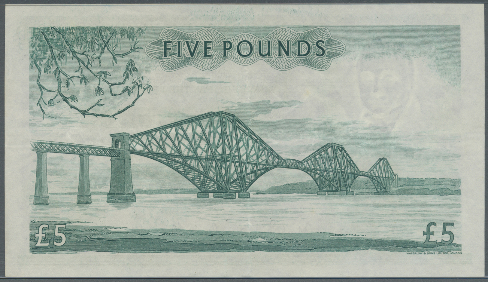 02864 Scotland / Schottland: 5 Pounds 1957 P. 262, Light Vertical Folds And Handling In Paper, No Holes Or Tears, Paper - Autres & Non Classés