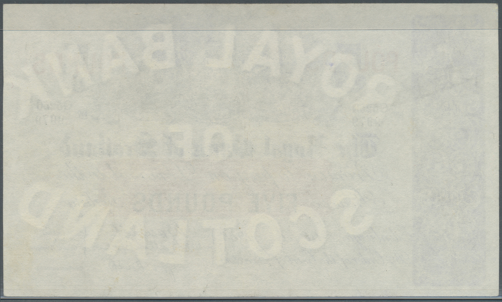 02867 Scotland / Schottland: 5 Pounds 1953 "The Royal Bank Of Scotland" P. 323b, Pressed, Light And Hard To See Center F - Autres & Non Classés