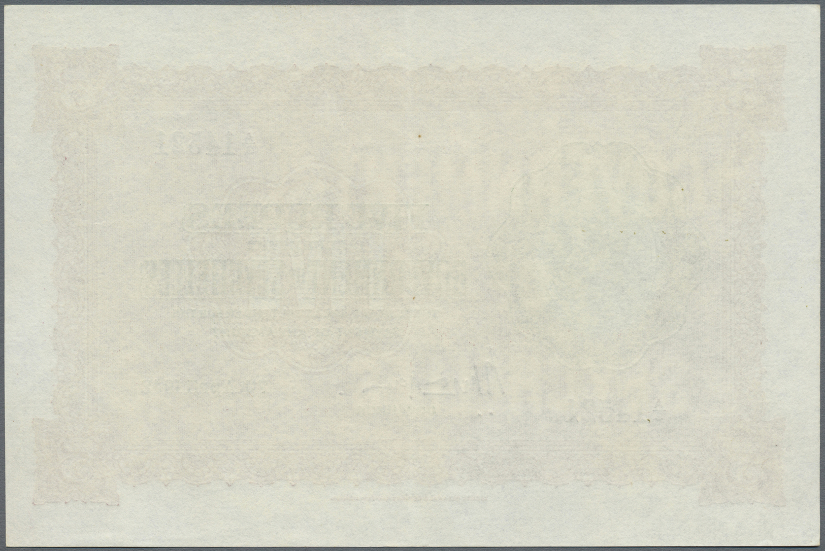 02887 Seychelles / Seychellen: 5 Rupees 1942 P. 8, Only One Very Light Center Fold And A Tiny Dint At Lower Right Corner - Seychelles