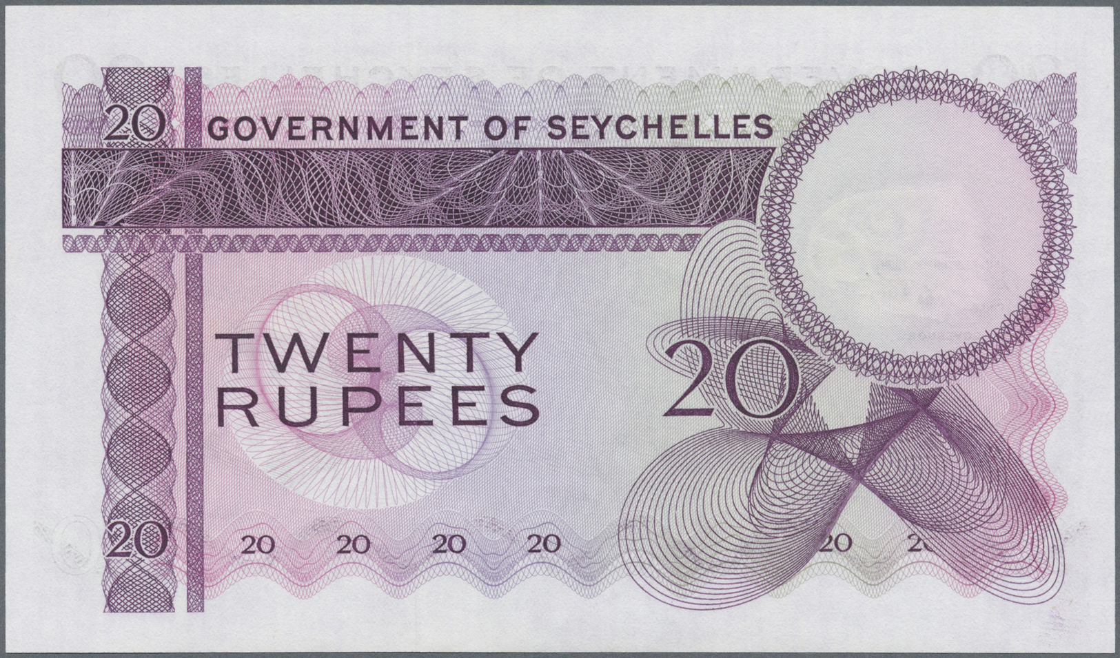 02893 Seychelles / Seychellen: 20 Rupees ND P. 16b In Condition: UNC. - Seychelles