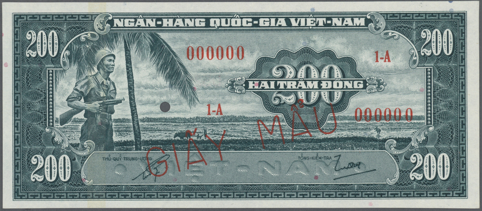 02967 South Vietnam / Süd Vietnam: large set of 11 separately printed front and back side proofs (total 22 proofs font &