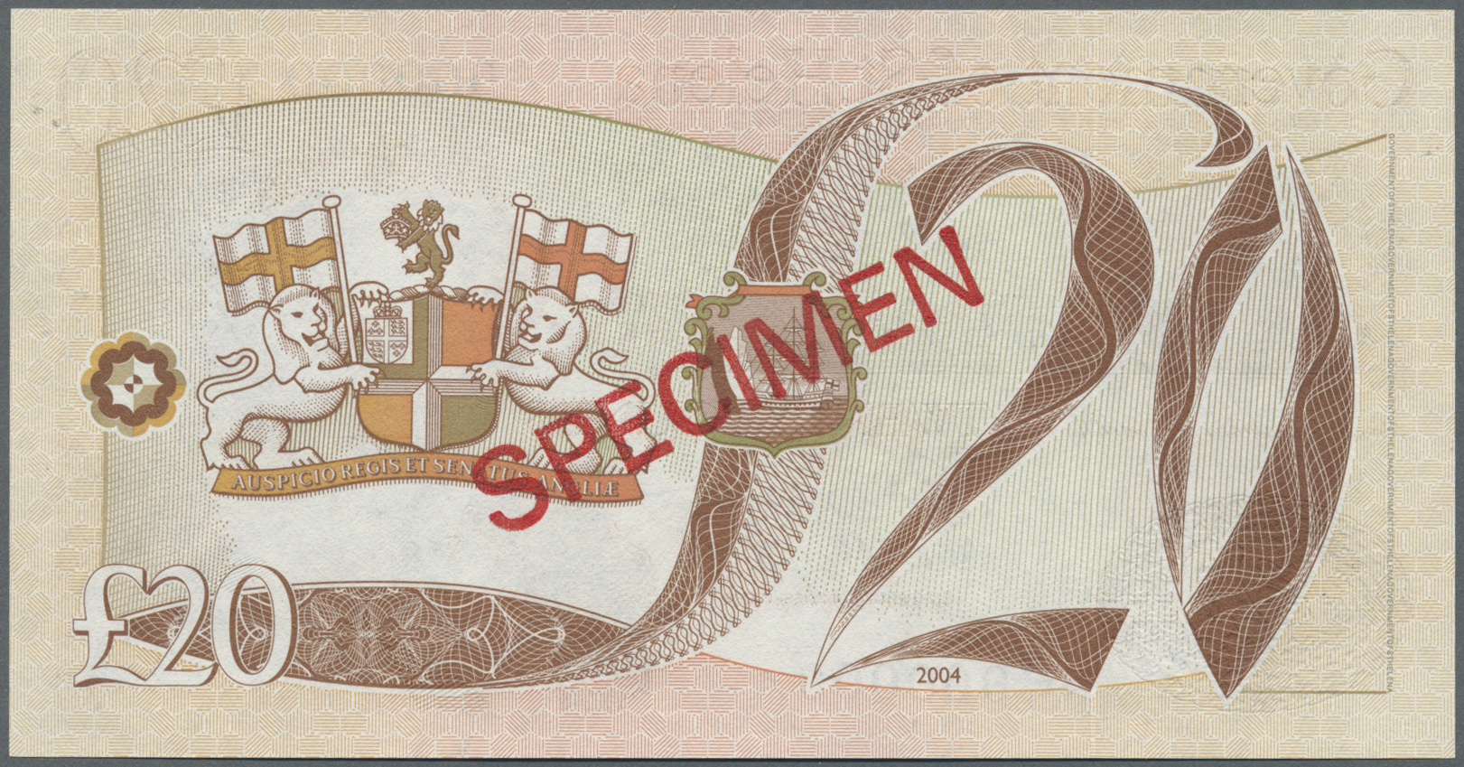 03020 St. Helena: Set Of 2 Specimen Notes 10 And 20 Pounds ND(1998-2012) P. 12s, 13s In Condition: UNC. (2 Pcs) - Sainte-Hélène