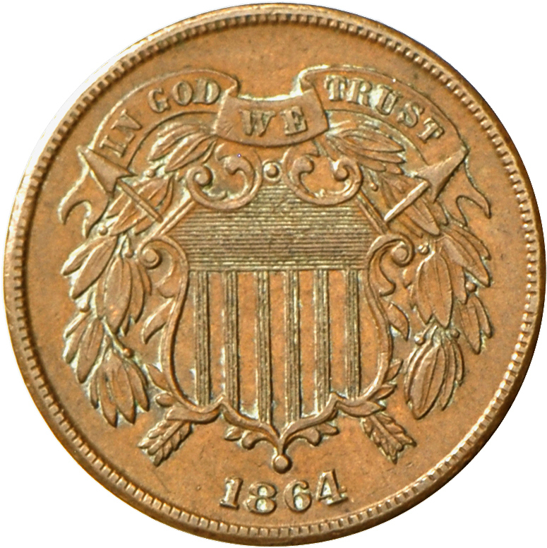 05076 Vereinigte Staaten Von Amerika: Lot 3 Münzen: 2 X 1 Cent 1873 Und 1 X 2 Cent 1864, Schön - Sehr Schön. - Autres & Non Classés