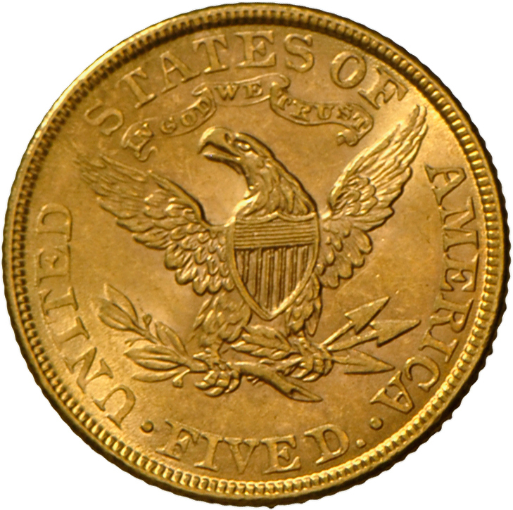 05077 Vereinigte Staaten Von Amerika - Anlagegold: 5 Dollar (Five D.) 1900 Half Eagle Coronet Head. Sehr Schön - Vorzügl - Autres & Non Classés