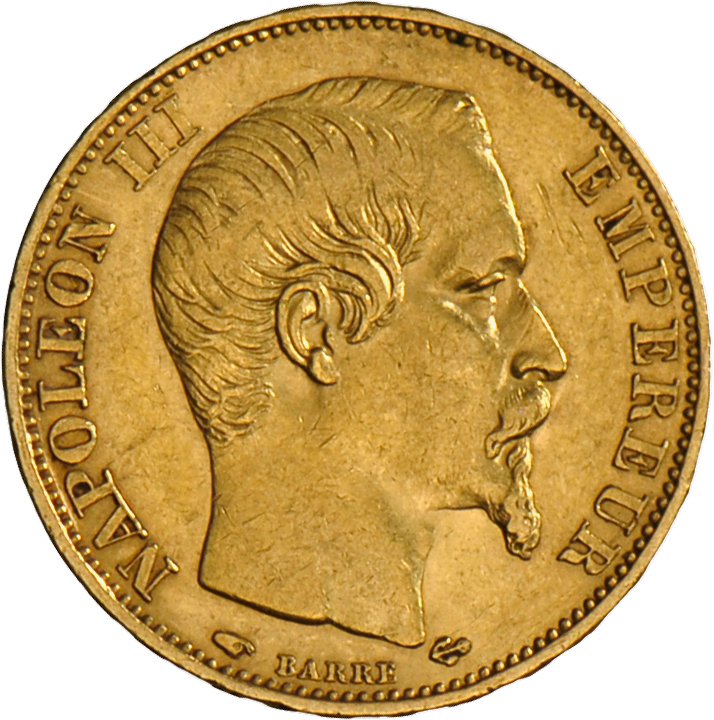05683 Frankreich - Anlagegold: Lot 14 X 20 Franc 1852 - 1866 (KM 774/781/801), Gold 900/1000; 6,45g. Sehr Schön. - Autres & Non Classés